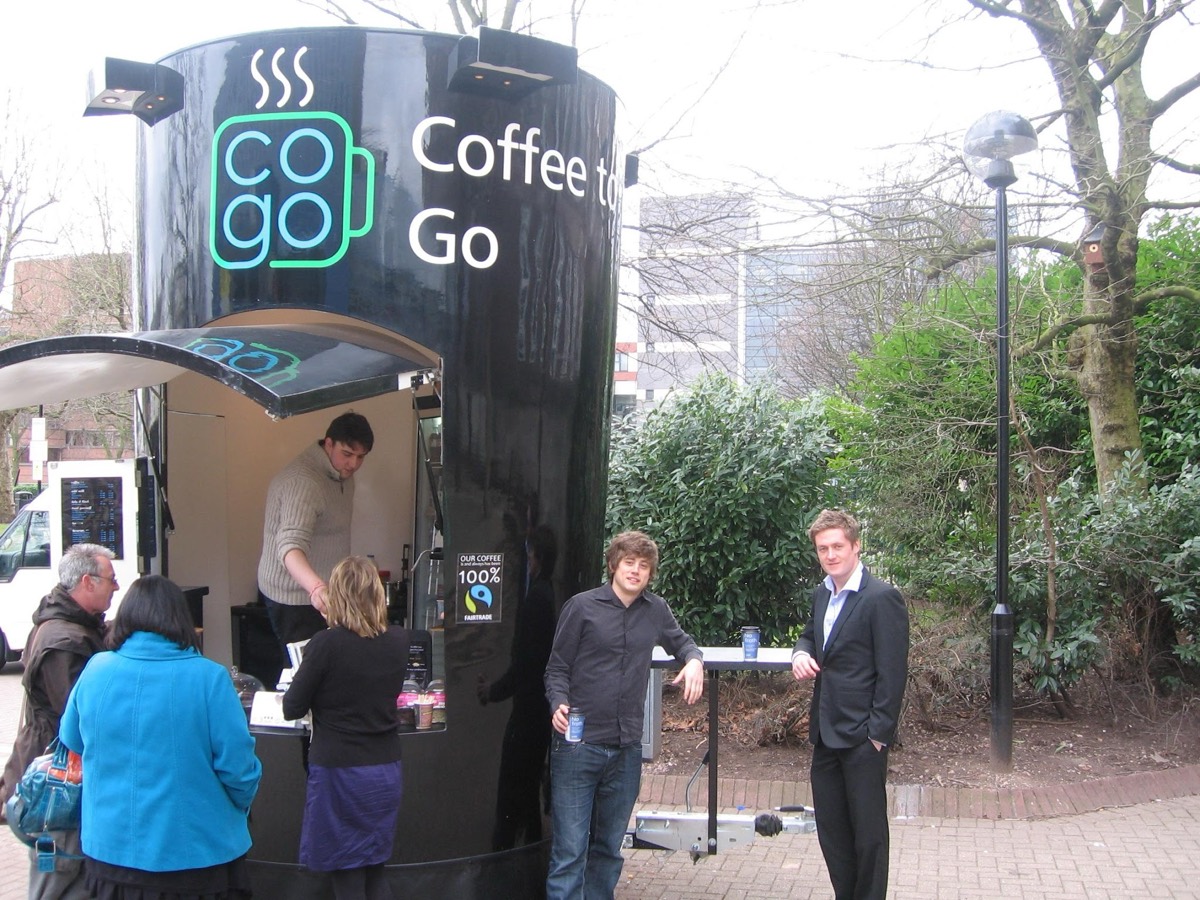 The Co-Go Coffee to Go kiosk