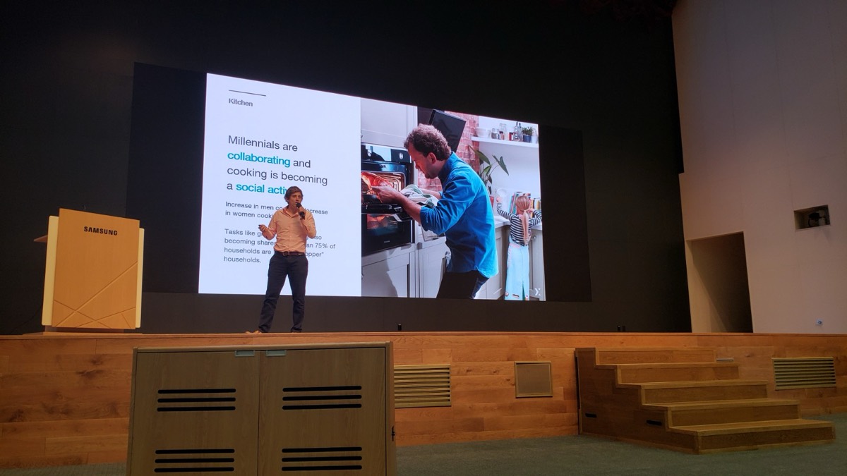 Nick presenting at Samsung in Korea