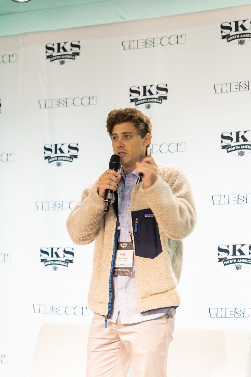 Nick speaking at Smart Kitchen Summit 2024